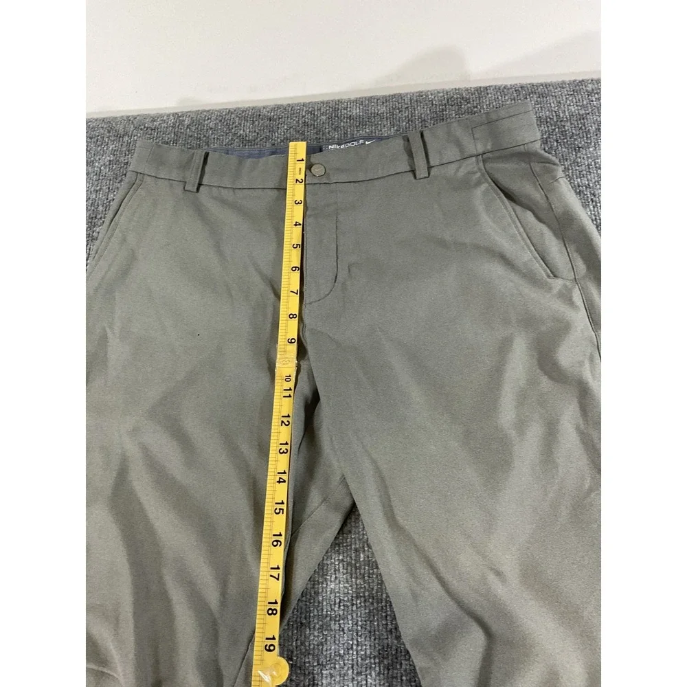 Nike Golf Dri Fit Pants Mens 34x34 Gray Modern Fit Performance Stretch Athletic